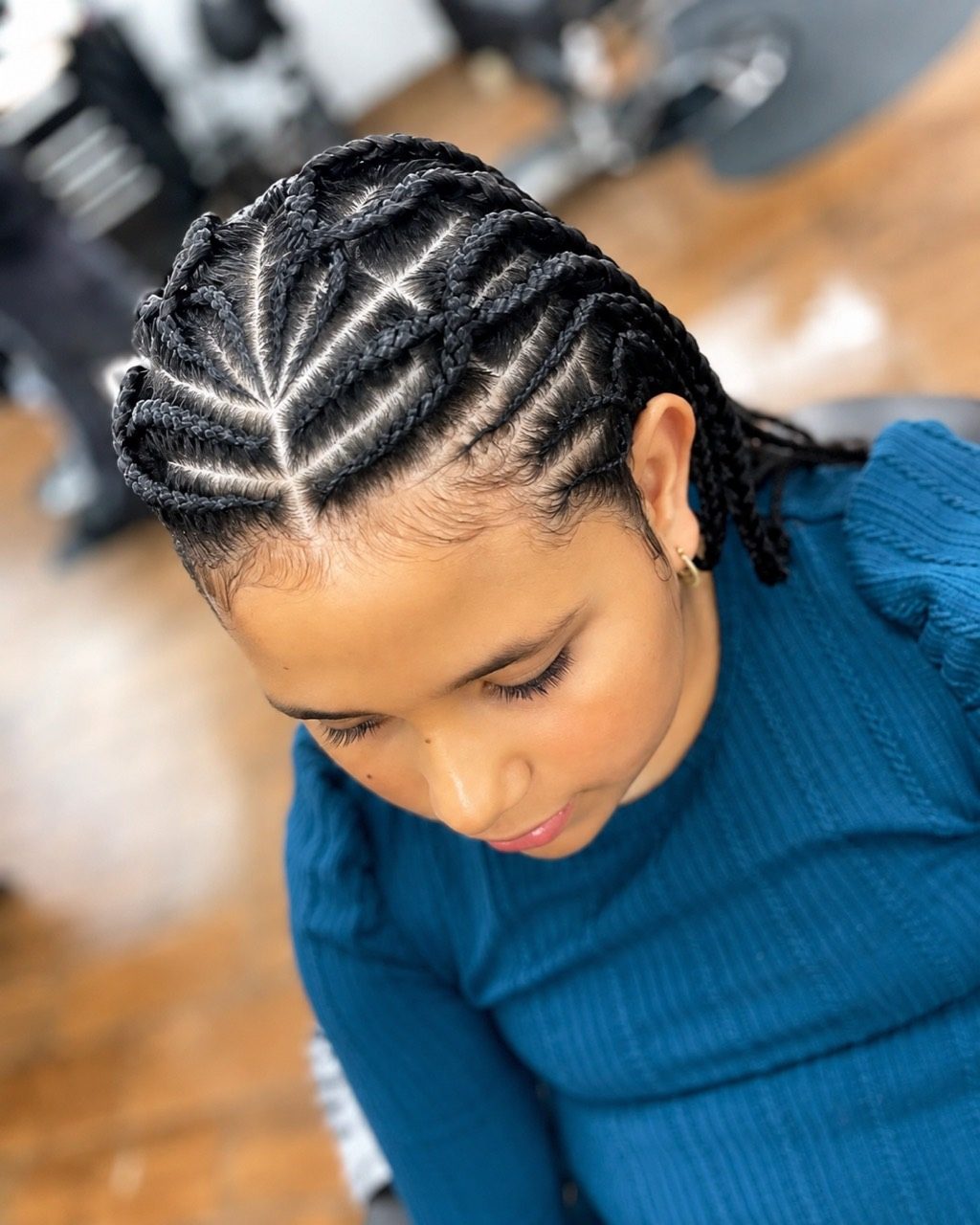 Trenzas con diseño
