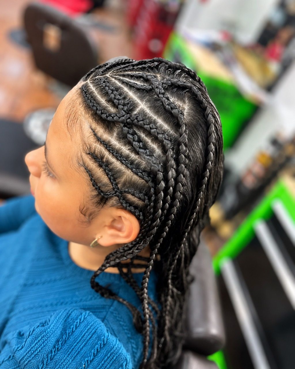 Trenzas laterales