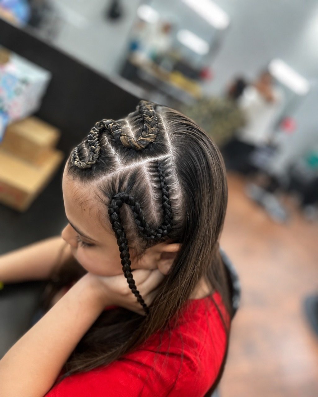 Trenzas en el salón