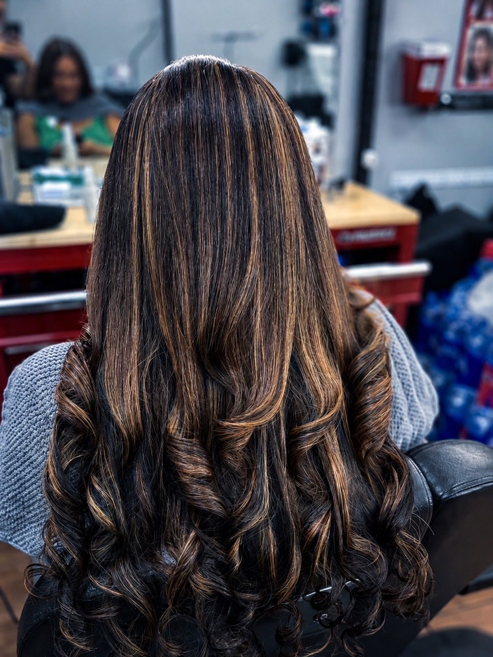 Trabajo de color y styling realizado por Gaby