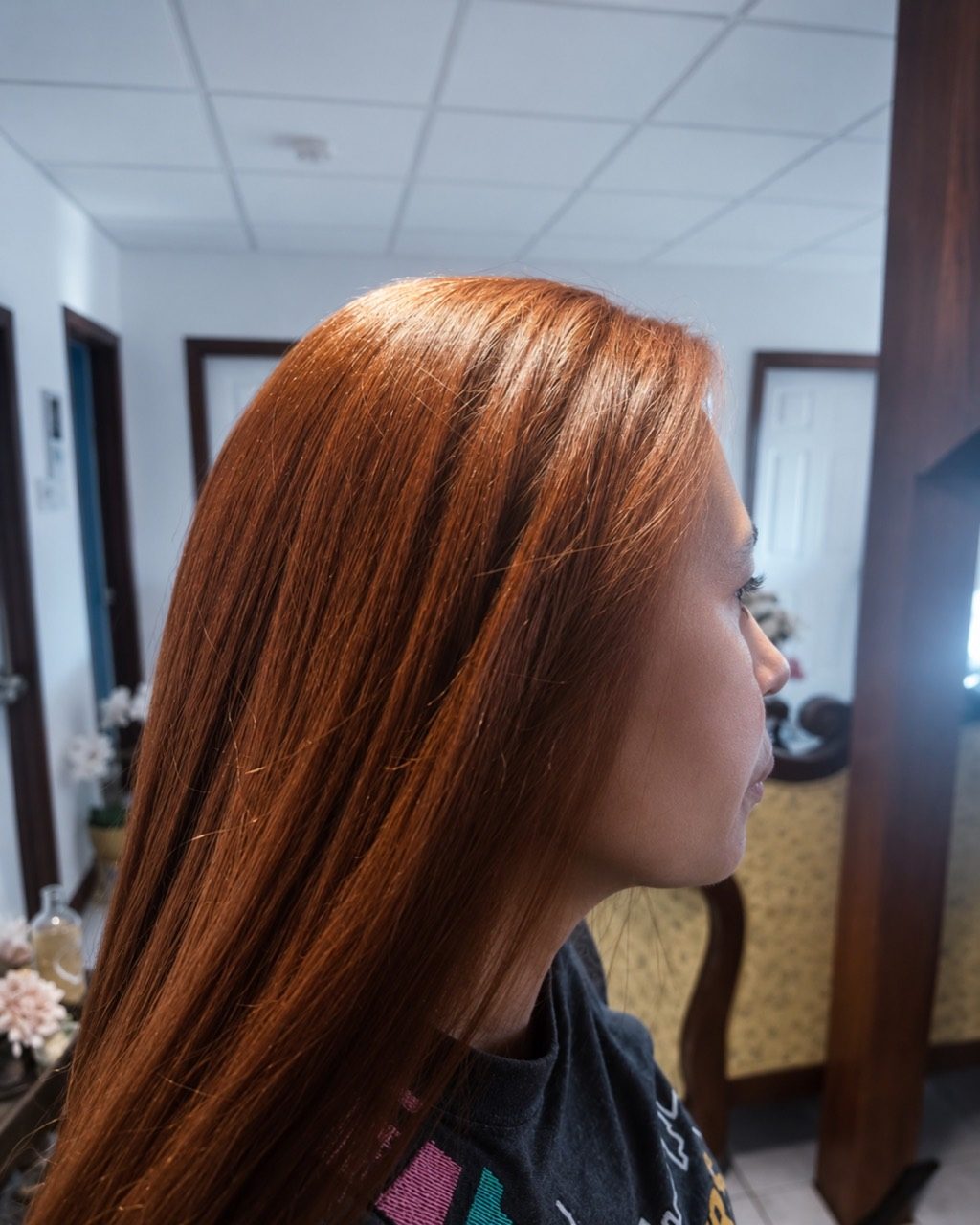 Color cobrizo realizado por Magdalena