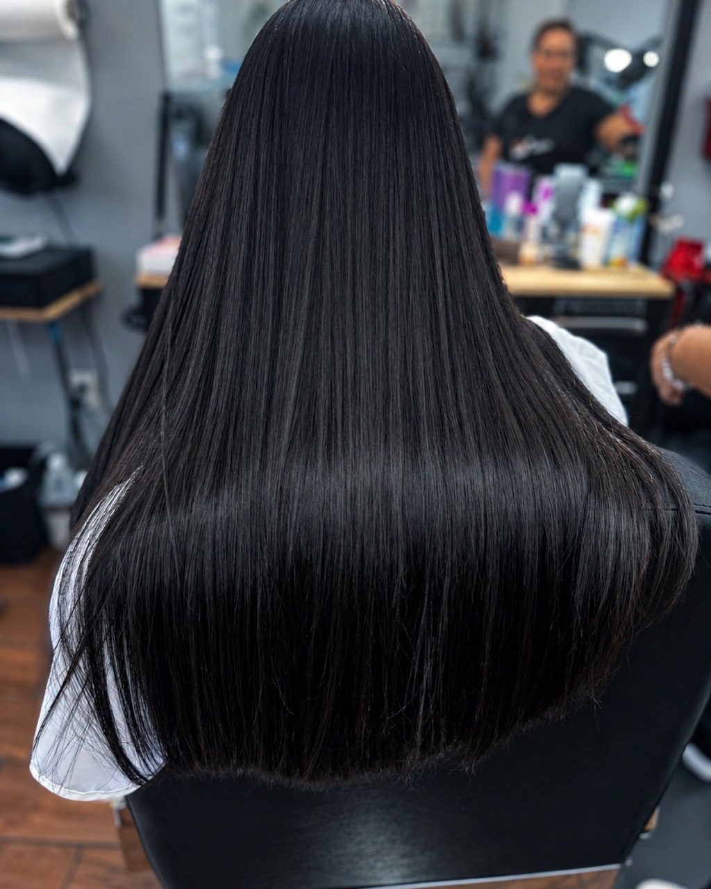 Corte y acabado liso realizado por Magdalena