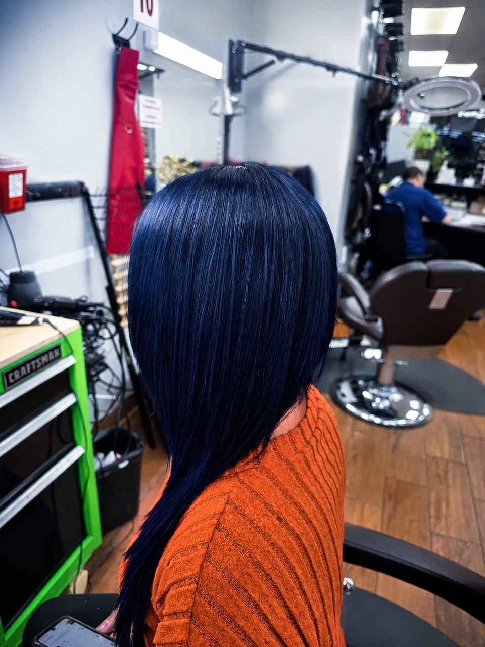 Color azul y styling realizado por Silvia